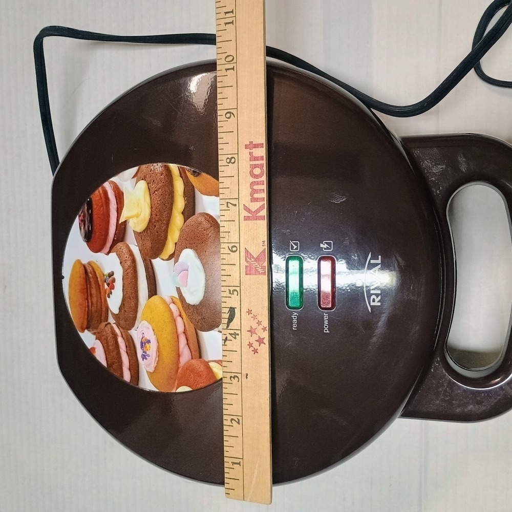 WHOOPIE PIE Maker RIVAL Dessert Cream Pie Cookies Homemade Desserts Electric - Picture 5 of 9